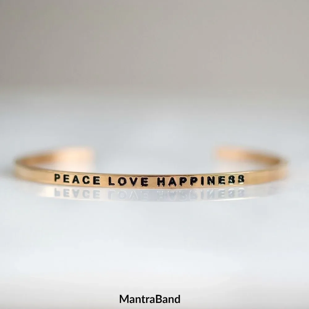 MantraBand - Peace Love Happiness